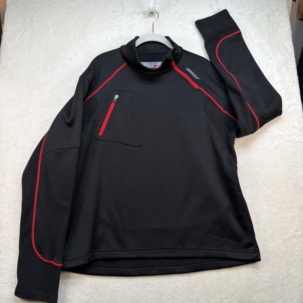 Joe Rocket Motorcycle Base Layer Thermal Pullover Mens L Riding Shirt Thumbhole